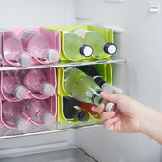 ボトルラック ペットボトルホルダー 収納 ラック キッチン整理用品 冷蔵庫 パントリー キャビネット 瓶 缶 整理整頓 棚 スタッキング 積み重ね可能
