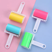 粘着クリーナー 粘着ローラー 単品 1個 フタ付き カバー付き 水洗い可 洗える 掃除用品 ハンディークリーナー カーペットクリーナー お掃除グッズ 服 カーペット ラグ 絨毯 ソファ 車内 犬 猫 抜け毛 髪の毛 便利 かわいい お洒落