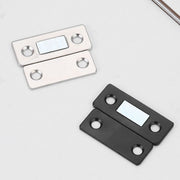 マグネットキャッチ 2組セット ドアキャッチ ドア止め金具 磁石 マグネット 両面テープ ネジ 引き戸 引き出し 戸棚 食器棚 クローゼット 扉