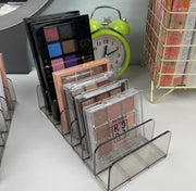 メイクパレットホルダー コスメスタンド 7仕切り ファンデ チーク アイシャドウホルダー 化粧品収納 透明 クリア 立てて収納 メイク小物 メイクボックス 整理整頓