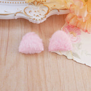 ハンドクラフトパーツ 猫耳 ウサギ耳 同デザイン10個セット パーツ ハンドクラフト用品 ハンドメイド DIY 手芸 手作り リメイク 材料 ぬいぐるみ 猫 ウサギ 兎 耳 ヘアピン カチューシャ かわいい キュート 子供 コスプレ ハロウィン イベント