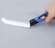 掃除用ブラシ 隙間ブラシ 柄付き 掃除 清掃 たわし ナイフ型 窓 車 サッシ ブラインド キッチン 洗面所 多用途 汚れ シンプル