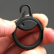 ジッパータブ 4個セット ジッパー ジッパーヘッド ファスナー 引き手 部品 パーツ 効果尿 金具 チャック 丸