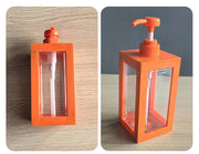 ソープボトル ディスペンサー 詰め替えボトル 詰め替え容器 バス用品 700ml 1000ml シャンプー ボディーソープ 透明 クリア ホワイト ブラック オレンジ シンプル おしゃれ かわいい 中身が見える 洗面 お風呂場 日用品