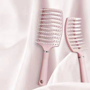 ヘアブラシ スケルトンブラシ 速乾ブラシ ウェットブラシ ヘアケア くし 櫛 幅広 ワイド 湾曲 髪の毛 かわいい おしゃれ