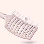 ヘアブラシ スケルトンブラシ 速乾ブラシ ウェットブラシ ヘアケア くし 櫛 幅広 ワイド 湾曲 髪の毛 かわいい おしゃれ