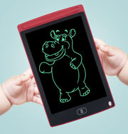 電子メモパッド デジタルメモ お絵かきボード 10インチ 12インチ ペン付き 電池式 タブレット LCD液晶パネル 大画面 手書き 子ども 大人 伝言板 筆談 計算 ワンタッチ削除