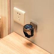 充電スタンド 腕時計用 貼り付け 粘着式 アクセサリー アップルウォッチ用 AppleWatch用 充電 粘着テープ スタンド ウォールシェルフ シンプル クリアカラー コンパクト スタイリッシュ