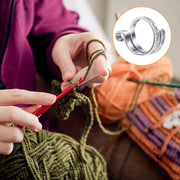 ヤーンガイド 指ぬき 編み物用品 手芸用品 リング 指輪 かぎ編み ハンドメイド DIY 手作り おしゃれ かわいい 便利