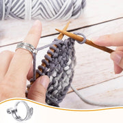 ヤーンガイド 指ぬき 編み物用品 手芸用品 リング 指輪 かぎ編み ハンドメイド DIY 手作り おしゃれ かわいい 便利