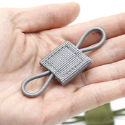 モールシステムジョイント用パーツ 4個セット タクティカルバックパック バッグ用アクセサリー ホルダー ミリタリー サバゲー アウトドア MOLLE 整理 多機能 便利