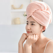 タオルキャップ ヘアドライタオル ドライキャップ レディース 女性 バス用品 かわいい おしゃれ お風呂 もこもこ ふわふわ 吸水