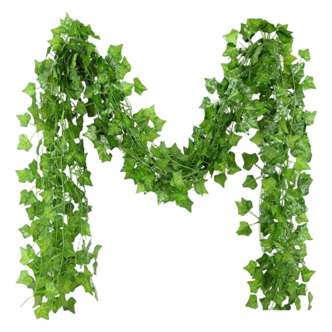 フェイクグリーン 5本セット 人工観葉植物 造花 リーフ 葉っぱ B【サツマイモ葉】2.1m バリエーション画像