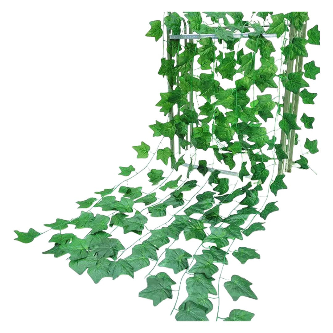 フェイクグリーン 5本セット 人工観葉植物 造花 リーフ 葉っぱ H【サツマイモ葉】2.3m バリエーション画像