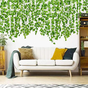 フェイクグリーン 5本セット 人工観葉植物 造花 リーフ 葉っぱ 壁掛け 吊り下げ 蔓 ツル つる 巻き付け ウエディング ウェルカムボード 結婚式 披露宴 ウエルカムボード リビング 玄関 おしゃれ ナチュラル 装飾 飾り インテリア