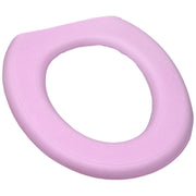 便座カバー 便座シート トイレカバー O型 トイレ用品 便所用品 EVA 防水 汚れ防止 花柄 マジック テープ 衛生的 シンプル
