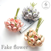 造花 花束 フェイクフラワー フェイクグリーン 一束 植物 インテリア 装飾 飾り 模様替え 水やり不要 枯れない イミテーション 人工 アートフラワー かわいい おしゃれ