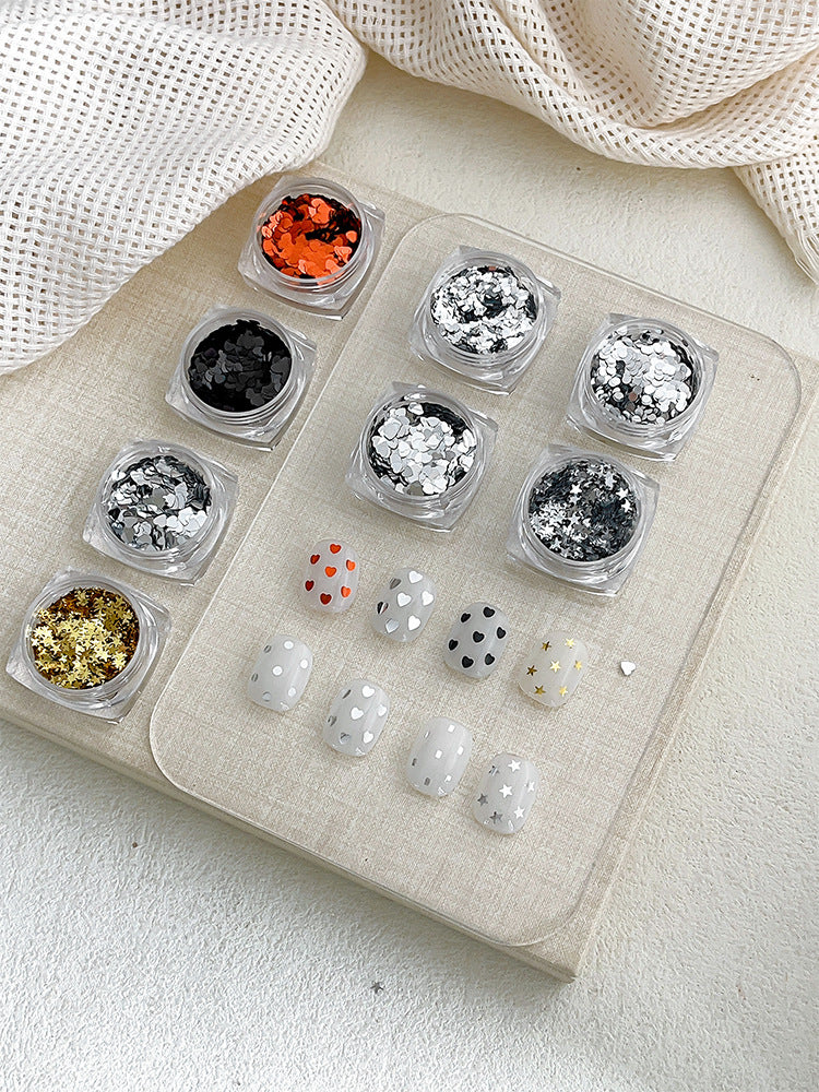 ネイルパーツ 4個セット スパンコール ネイルアート用品 ホログラム 星 商品画像2