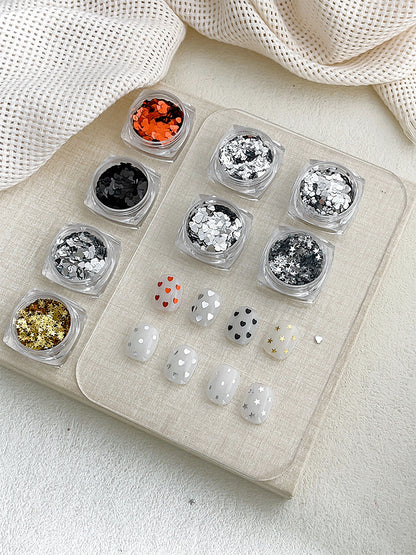 ネイルパーツ 4個セット スパンコール ネイルアート用品 ホログラム 星 商品画像2