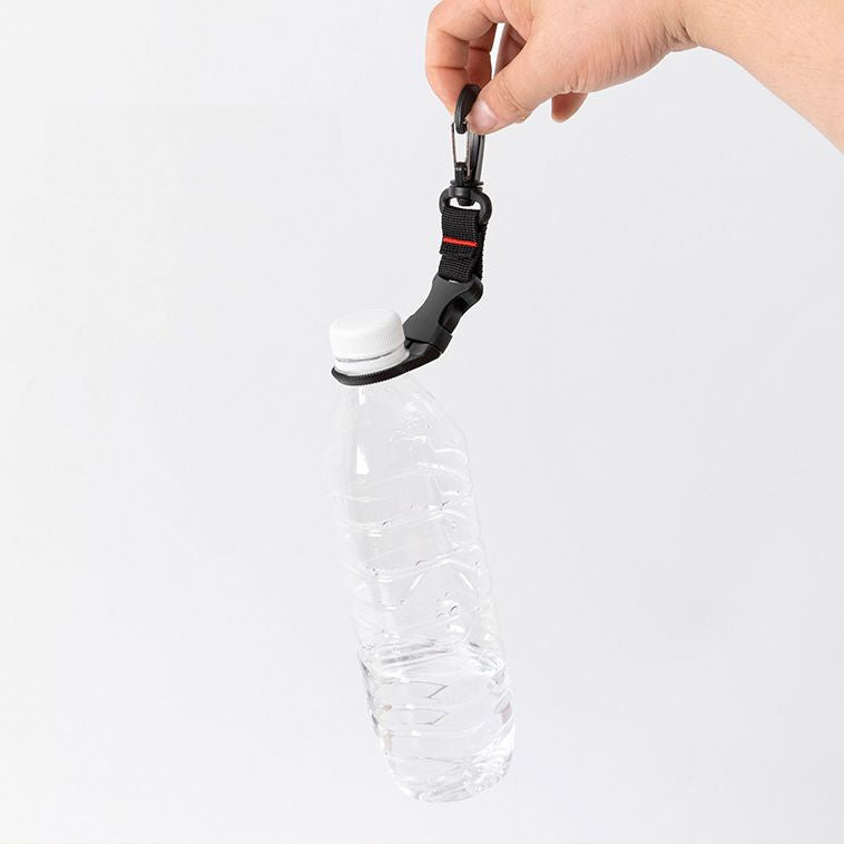 ペットボトルホルダー アウトドア用品 バックル付き カラビナ付き ドリンクホルダー 登山 商品画像4