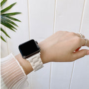腕時計用ベルト Applewatch用 アップルウォッチ用 交換ベルト クリア パステル ブラック ホワイト バックル式 金具式 腕時計ベルト 互換ベルト バンド ベルト 交換 付け替え シンプル カジュアル おしゃれ
