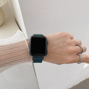 腕時計用ベルト Applewatch用 アップルウォッチ用 交換ベルト クリア パステル ブラック ホワイト バックル式 金具式 腕時計ベルト 互換ベルト バンド ベルト 交換 付け替え シンプル カジュアル おしゃれ
