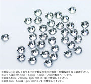 ネイルパーツ デコパーツ 1440個 大量 大容量 ガラス ラインストーン クリア ネイルアート 装飾 キラキラ セルフネイル ジェルネイル