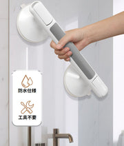 入浴用手すり 補助ハンドル 取っ手 ドアノブ 強力吸盤 お風呂 浴室 バス 浴槽 トイレ 工事不要 セーフティ 介護 転倒防止 高齢者