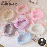 ヘアバンド 洗面用 レディース バス用品 洗顔 猫耳 ネコ タオル地 まとめ髪 ふわふわ お風呂 女性用 メイク時 リラックスタイム おしゃれ かわいい