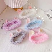 ヘアバンド 洗面用 レディース バス用品 洗顔 猫耳 ネコ タオル地 まとめ髪 ふわふわ お風呂 女性用 メイク時 リラックスタイム おしゃれ かわいい