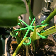 園芸用支柱サポートプレート 8個セット 4サイズ 支柱ホルダー 支柱用部品 つる植物用 支柱固定 家庭菜園 農業 ガーデニング 野菜 花 園芸用品