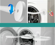 洗濯機用ドアストッパー 固定 洗濯機用アクセサリー 洗濯機用品 マグネット 磁石 ドラム式洗濯機 乾燥機 フロントドア固定 変形 便利 シンプル おしゃれ カッコイイ