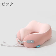ネックピロー 首枕 U字型 トラベルピロー 大人用 低反発 クッション 携帯枕 旅行 飛行機内 車内 お昼寝 仮眠 長距離移動 新幹線 可愛い 便利 快適 ギフト プレゼント