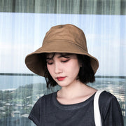 バケットハット 帽子 レディース 女性 シンプル 深め ツバ広 無地 紫外線対策 年中 ブラック 黒 ブラウン ハット カジュアル 熱中症予防 日除け ぼうし カラバリ豊富 大人 女子 街歩き キャンプ