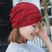 ターバンキャップ ニット帽 帽子 レディース 女性 ニットキャップ ビーニー 春夏 秋 薄手 ワッチキャップ ニットワッチ シンプル おしゃれ カジュアル 上品 散歩 旅行 婦人 ミセス 黒 紺 ラメ風 ケア帽子