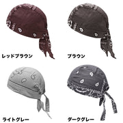 ターバンキャップ バンダナ帽子 バンダナキャップ レディース メンズ バンダナ風 キッチン帽子 三角巾 料理帽子 インナーキャップ かわいい かっこいい おしゃれ カジュアル ぼうし 女性 男性