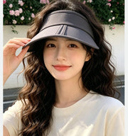 サンバイザー レディース メンズ 男女兼用 オープントップ 折りたたみ 日よけ帽子 紫外線対策 夏用 軽量 通気 アウトドア スポーツ 旅行 持ち運び サンハット