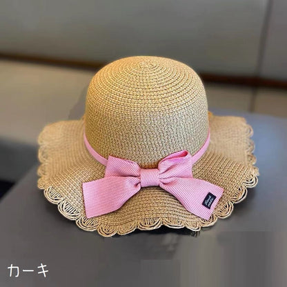 麦わら帽子 ストローハット キッズ 子供 女の子 ガールズ 商品画像2