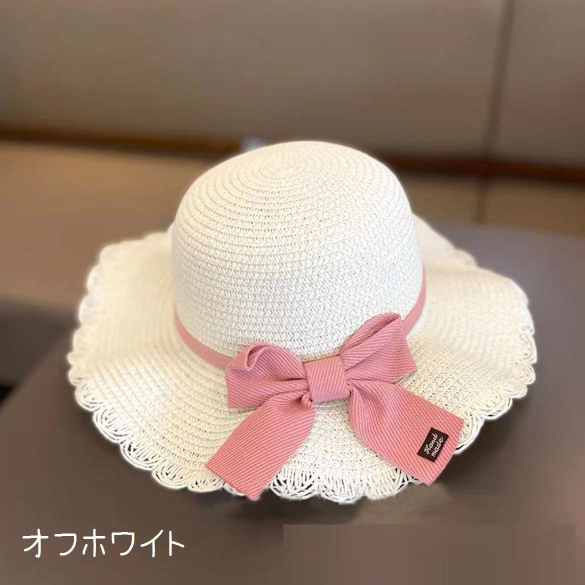 麦わら帽子 ストローハット キッズ 子供 女の子 ガールズ 商品画像4