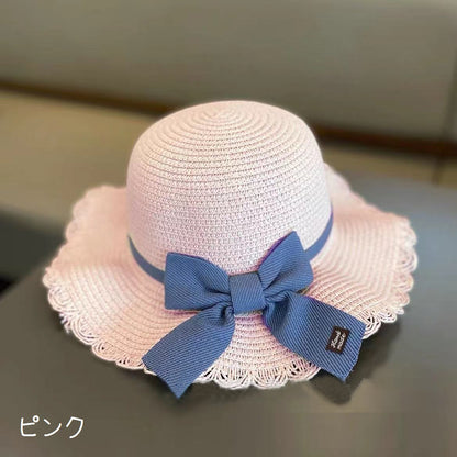 麦わら帽子 ストローハット キッズ 子供 女の子 ガールズ 商品画像5