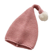 ニット帽 キッズ ベビー 幼児 赤ちゃん 女の子 男の子 子供用 帽子 ポンポン 防寒 防風 寒さ対策 あったか かわいい キュート 小人 ブラック ホワイト 黒 白
