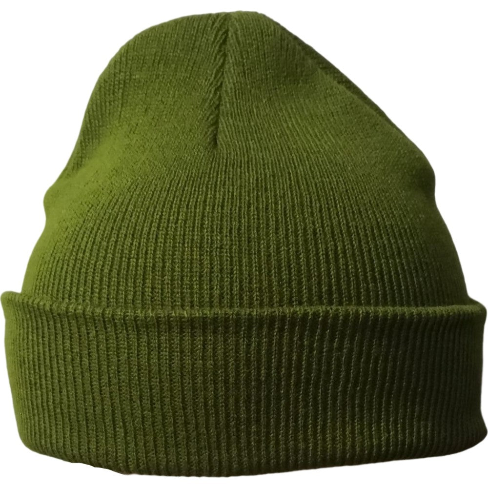 ニット帽 ニットキャップ 帽子 ビーニー レディース メンズ オリーブグリーン バリエーション画像