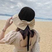 帽子 ストローハット レディース 婦人 女性 大人 ファッション小物 ファッション雑貨 リボン 紐付き 通気性 かわいい シンプル おしゃれ お出かけ 外出