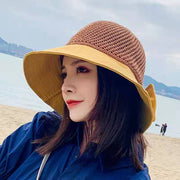 帽子 ストローハット レディース 婦人 女性 大人 ファッション小物 ファッション雑貨 リボン 紐付き 通気性 かわいい シンプル おしゃれ お出かけ 外出