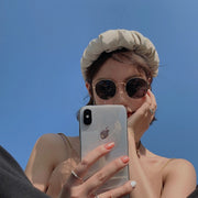 サンバイザー ヘアバンド 2way 折りたたみ つば広 レディース 女性 帽子 ヘッドバンド 無地 単色 シンプル 日よけ 紫外線対策 UV対策 おしゃれ 大人可愛い お出かけ 普段使い ファッション小物