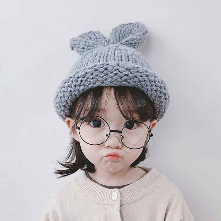 ニット帽 ニットキャップ 耳付き キッズ 子供 男女兼用 商品画像3