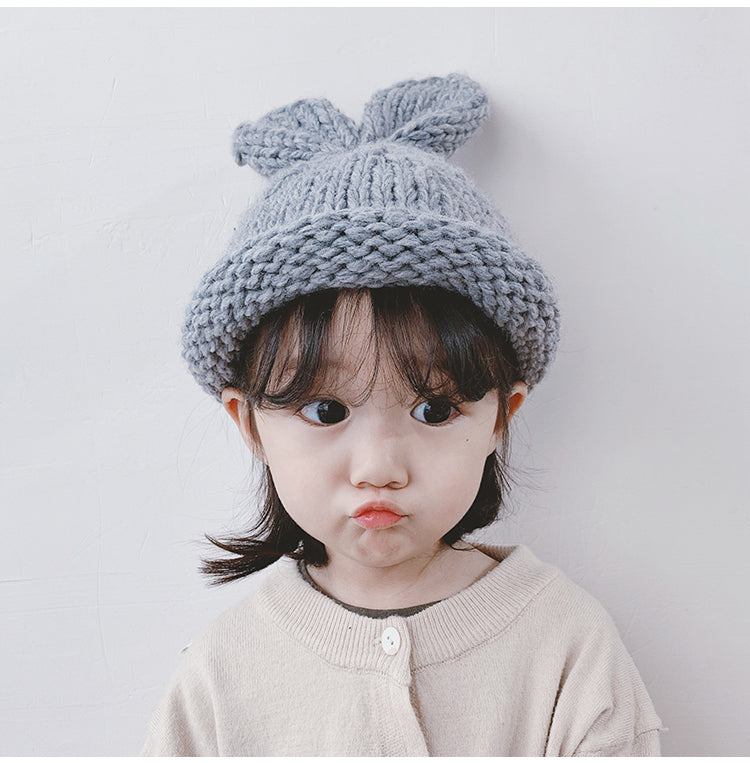 ニット帽 ニットキャップ 耳付き キッズ 子供 男女兼用 商品画像4