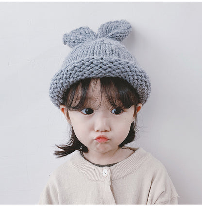 ニット帽 ニットキャップ 耳付き キッズ 子供 男女兼用 商品画像4