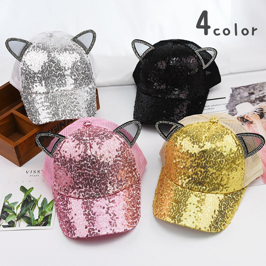 キャップ 猫耳 帽子 ぼうし キッズ 子供用 商品画像
