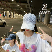 キャップ レディース 帽子 ぼうし 野球帽 花柄 総柄 フラワー メッシュ 涼しい 通気性 かわいい サイズ調節可能 おしゃれ カジュアル 女性 女子 女の子 お出かけ 日よけ 紫外線対策